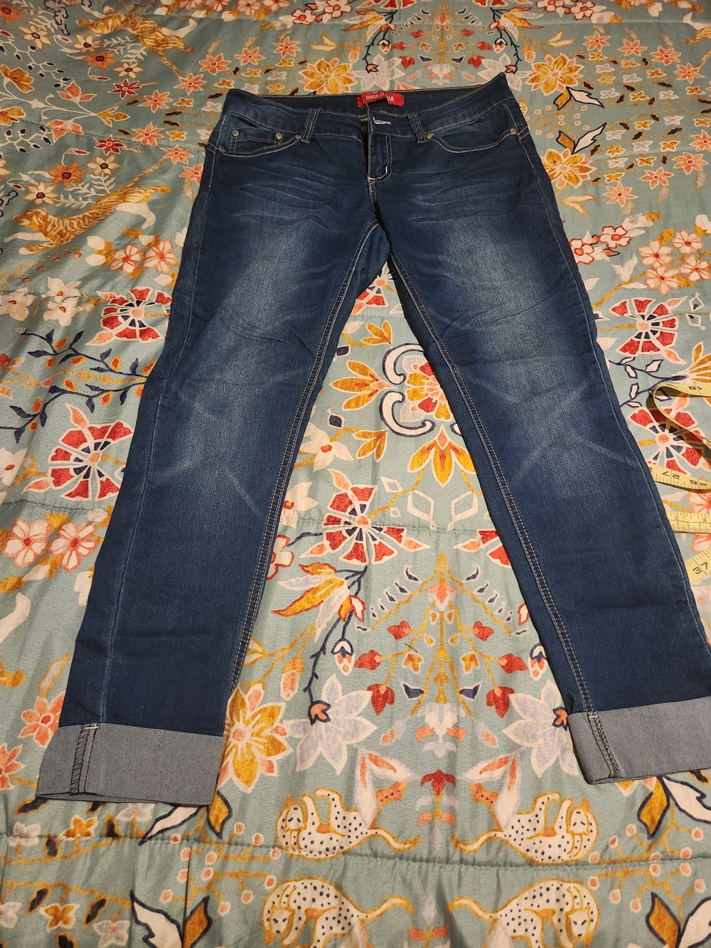 Women’s Dark Blue Slim Straight Jeans
